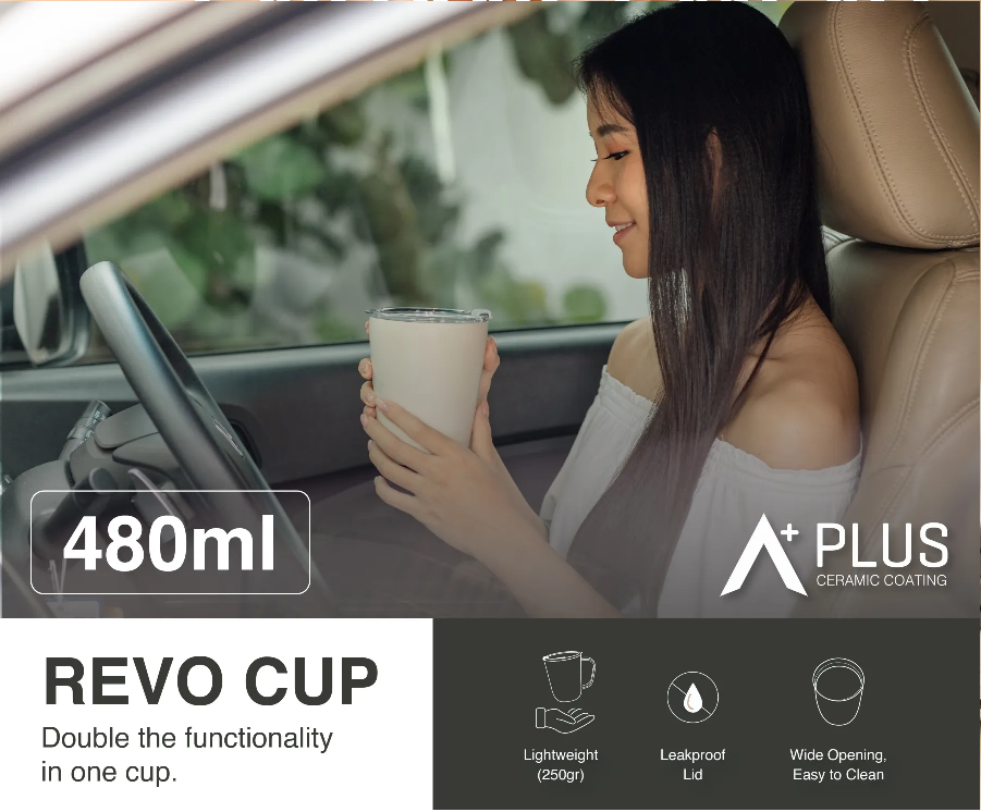 ** Exclusive Offer Now** Swanz Revo Ceramic Coating Mug 480ml - SY-200 (Ready Stock)