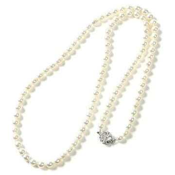 OKKO Akoya Baroque Seawater Japan Pearl Necklace - Women Luxury Natural Pendant, Wedding Engagement