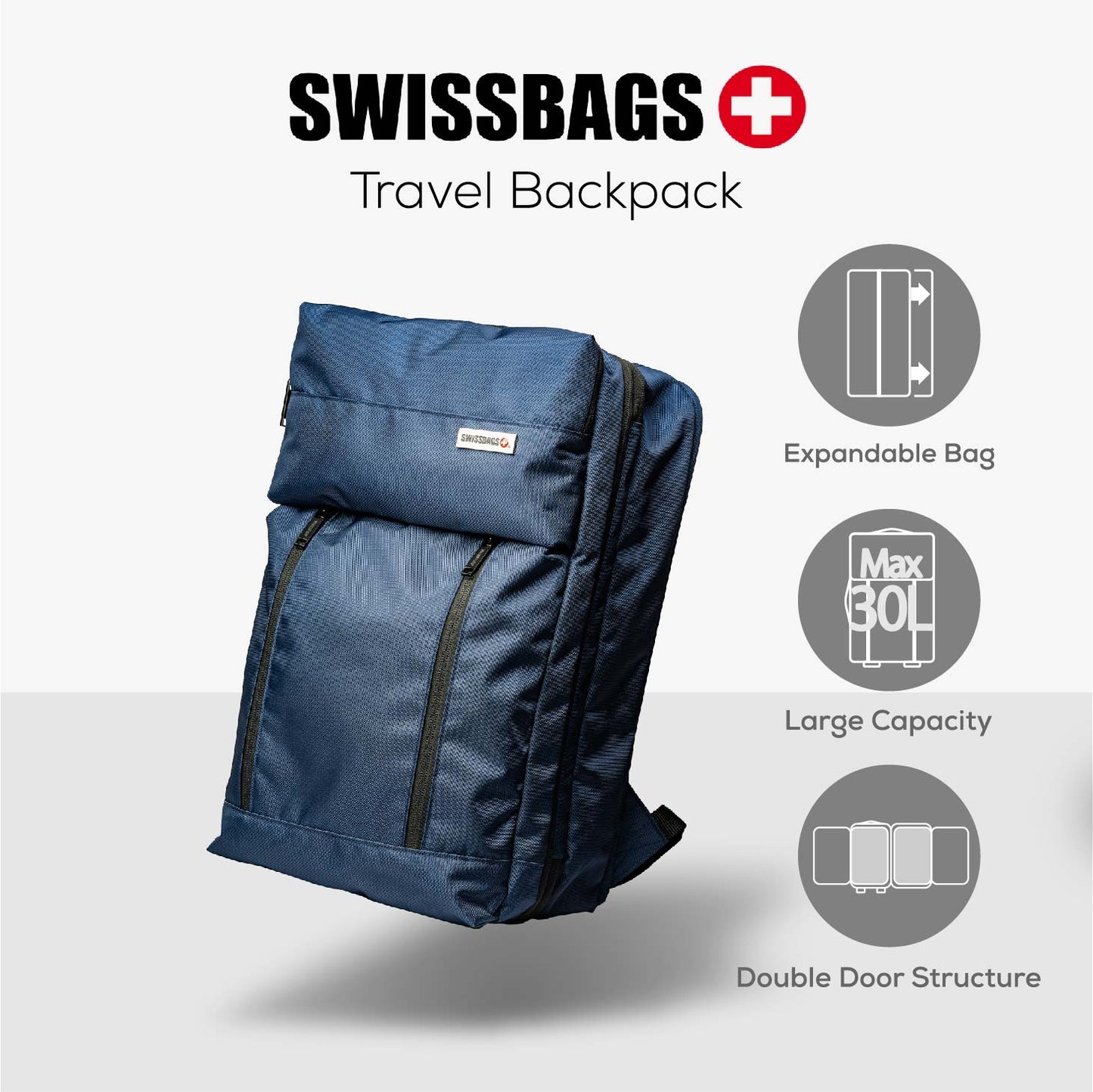 SWISSBAGS | Travel Backpcak | A multi-functional backpack that offers the freedom to carry whatever you need