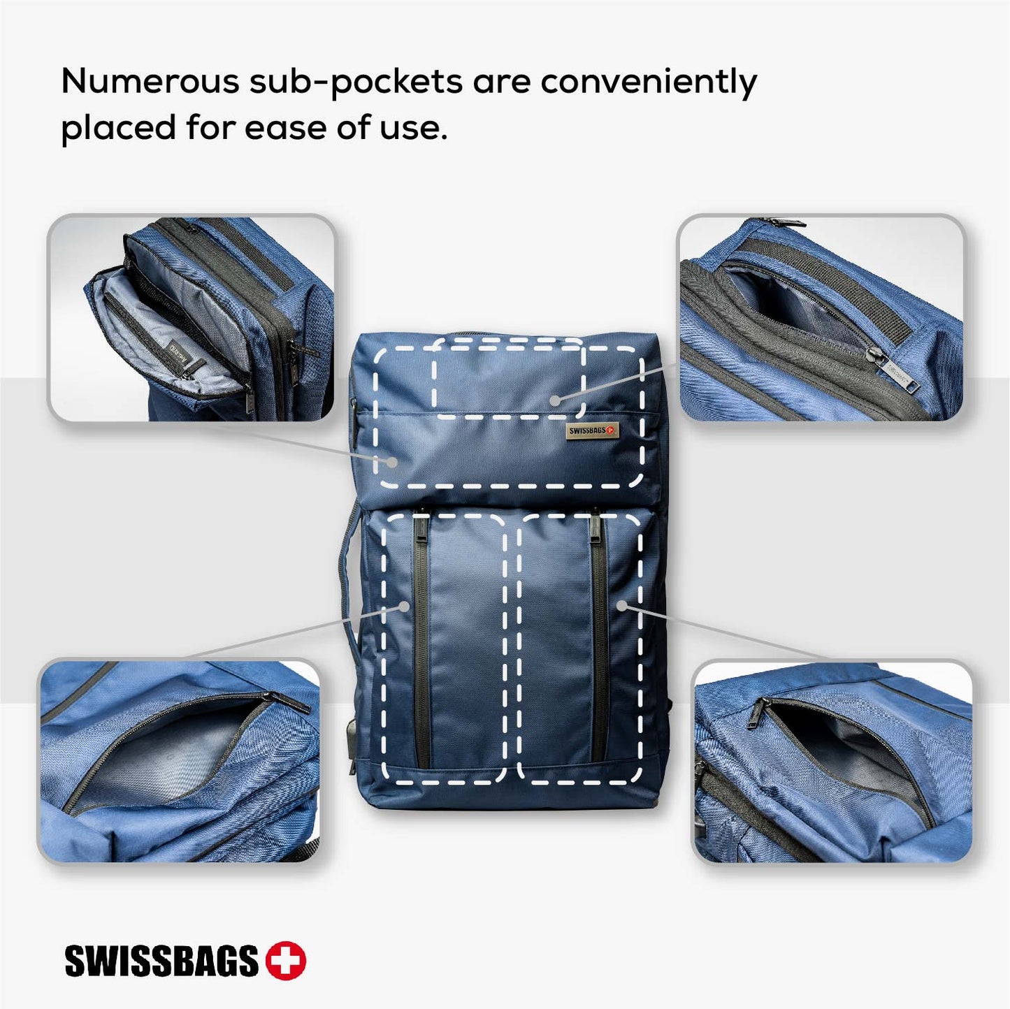 SWISSBAGS | Travel Backpcak | A multi-functional backpack that offers the freedom to carry whatever you need