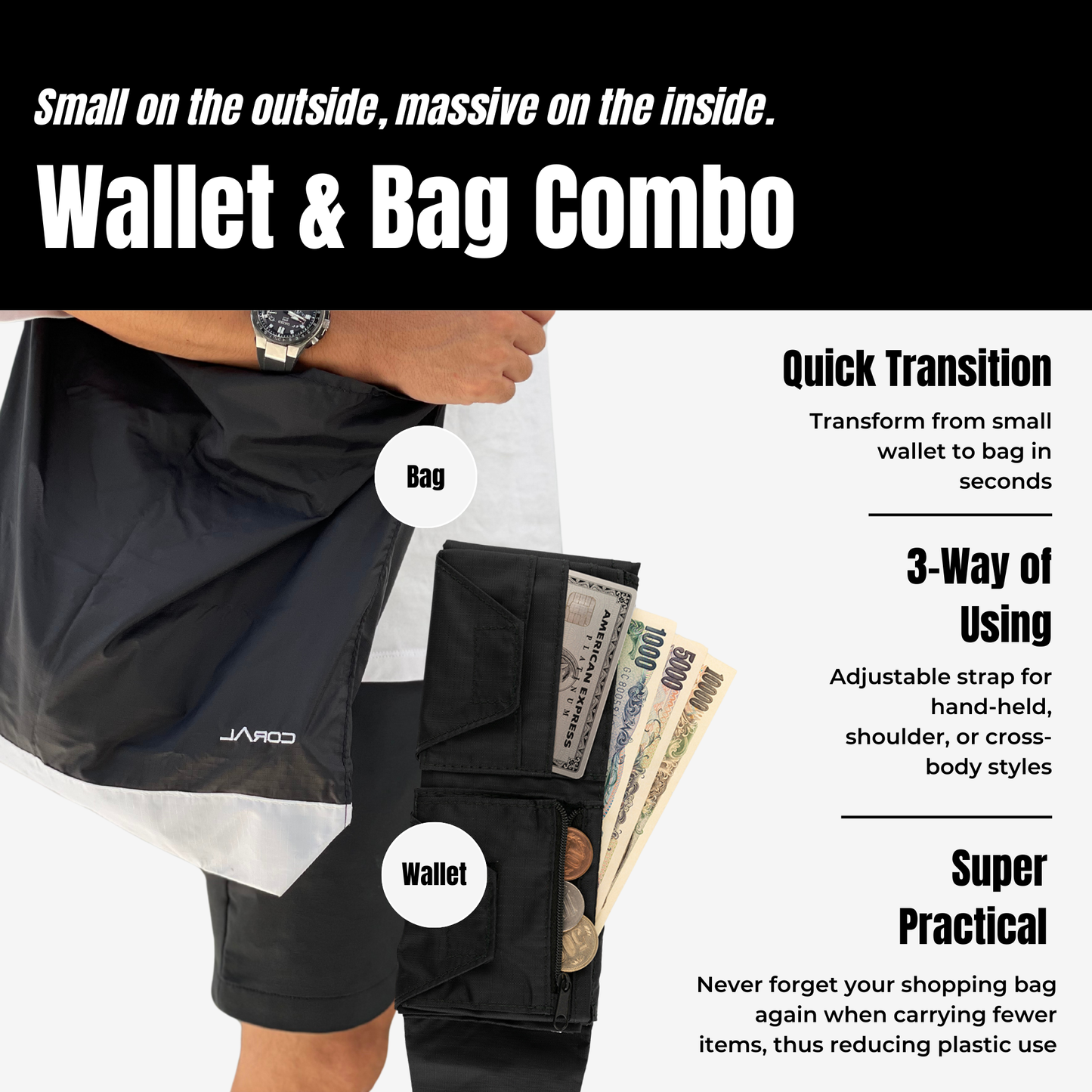 Coral Wep I The All In One Transforming Urban Bag