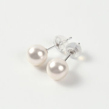 OKKO Akoya Seawater Japan Pearl K14 Gold Earrings - Women Luxury Small Ear Stud Earring Engagement