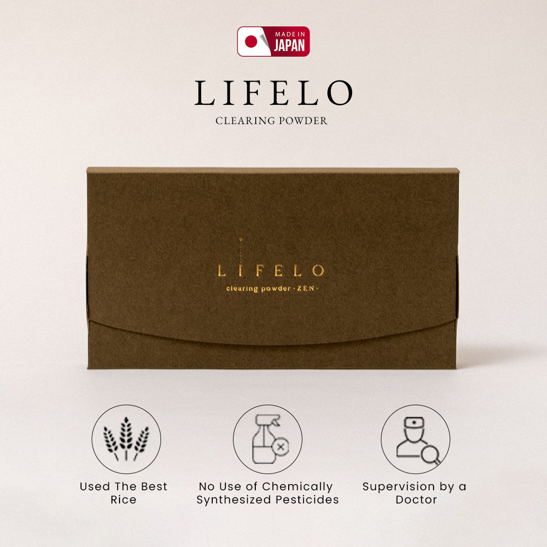 LIFELO Japan Organic Healthy Brown Rice Food Powder Drink - Digestive, Detox, Nourishing, Wellness