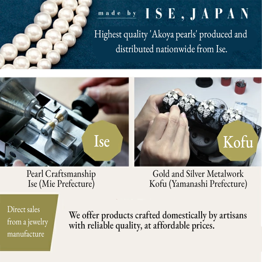 OKKO Akoya Seawater Japan Pearl K14 Gold Earrings - Women Luxury Small Ear Stud Earring Engagement