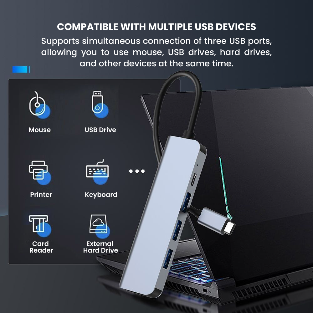 *Member Exclusive Offer* USB-C Multifunction 5-in-1 Hub | Type-C to HDMI + USB 3.0