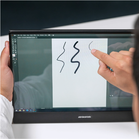 Desklab 4K Portable Touch External Monitor - Searching C Malaysia