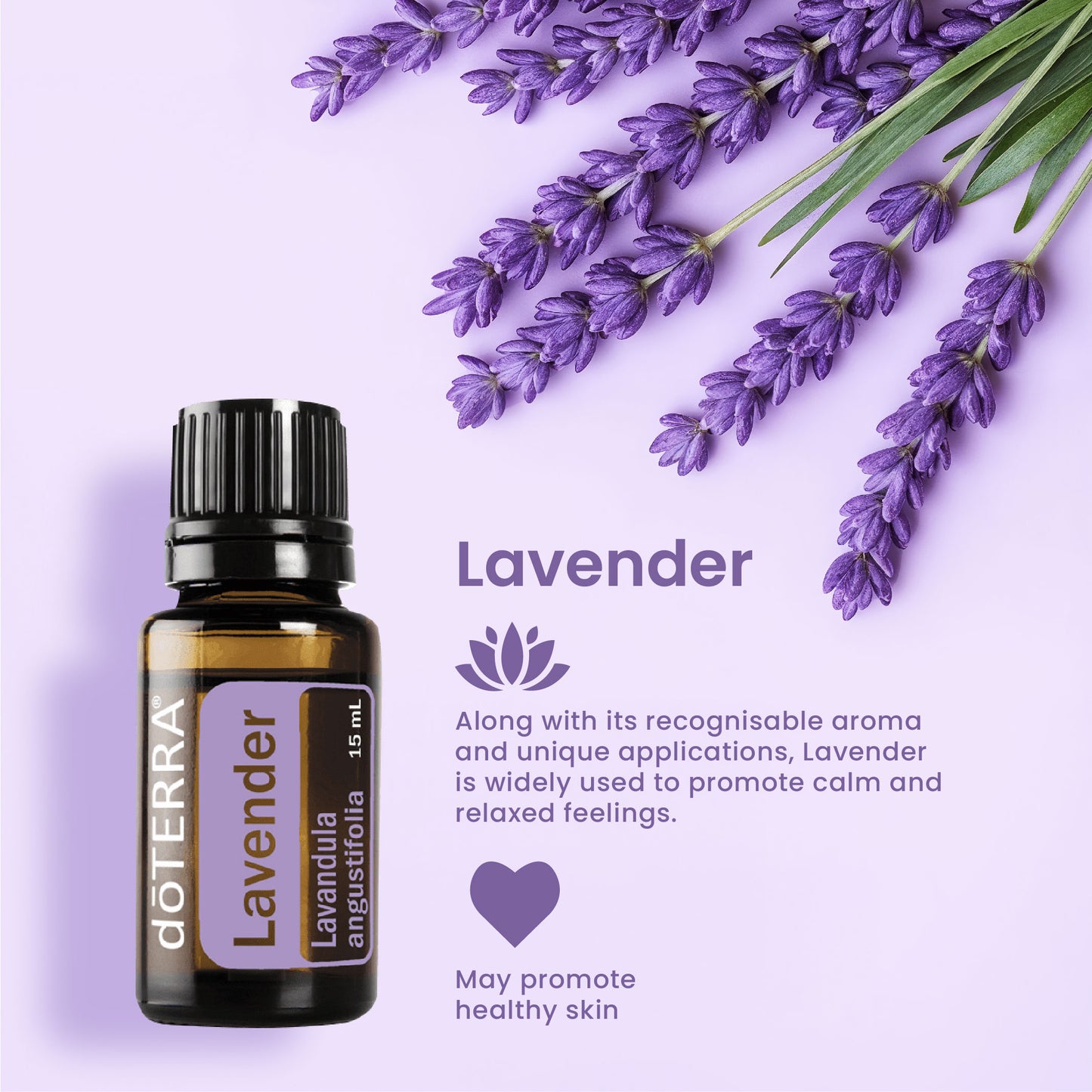 Doterra Essential Oils. 15 ml Aromatherapy Diffuser Relaxing Calming Aromas Natural Essence