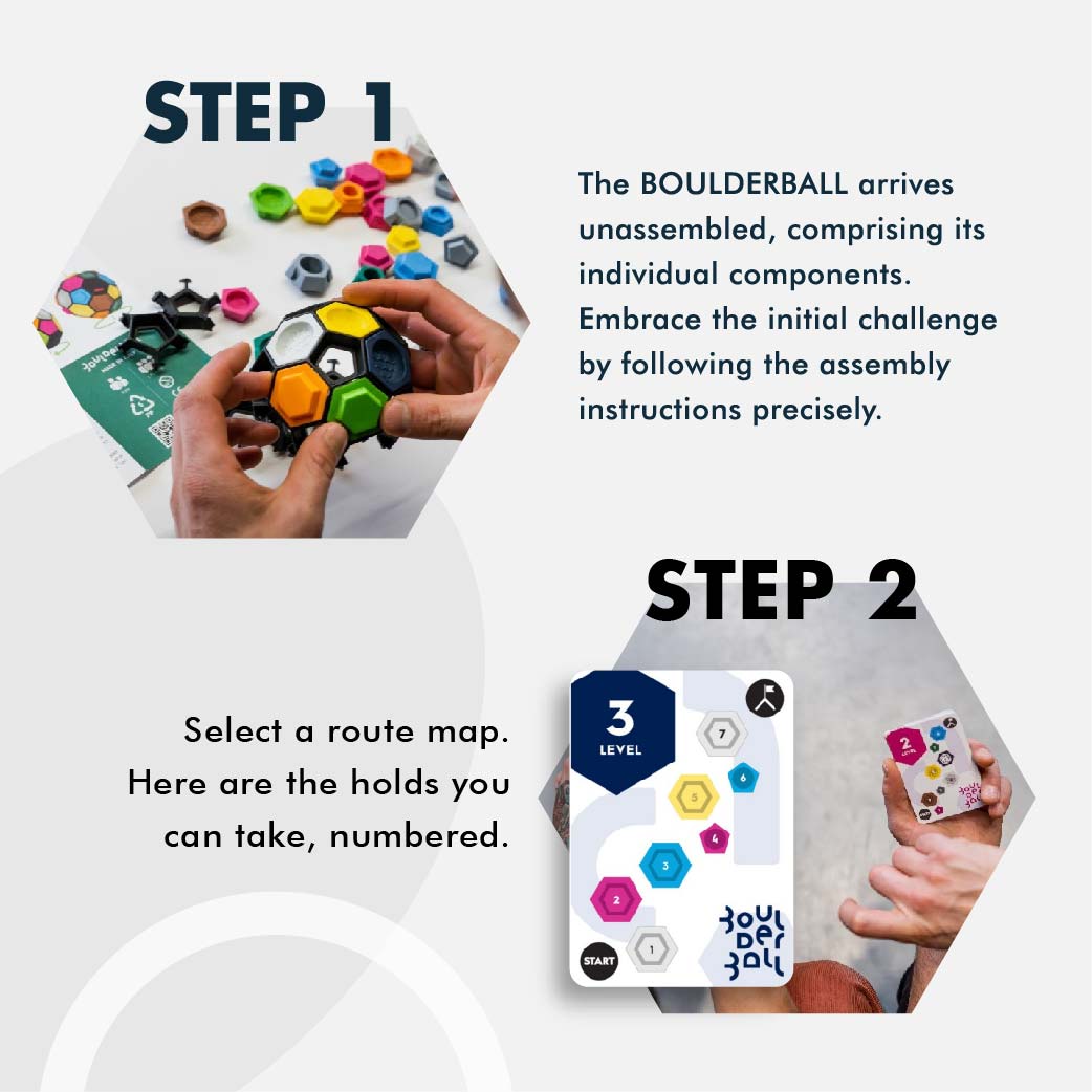 Boulderball | Innovative Portable 3D Puzzle  for Creativity & Climbing Enthusiasts