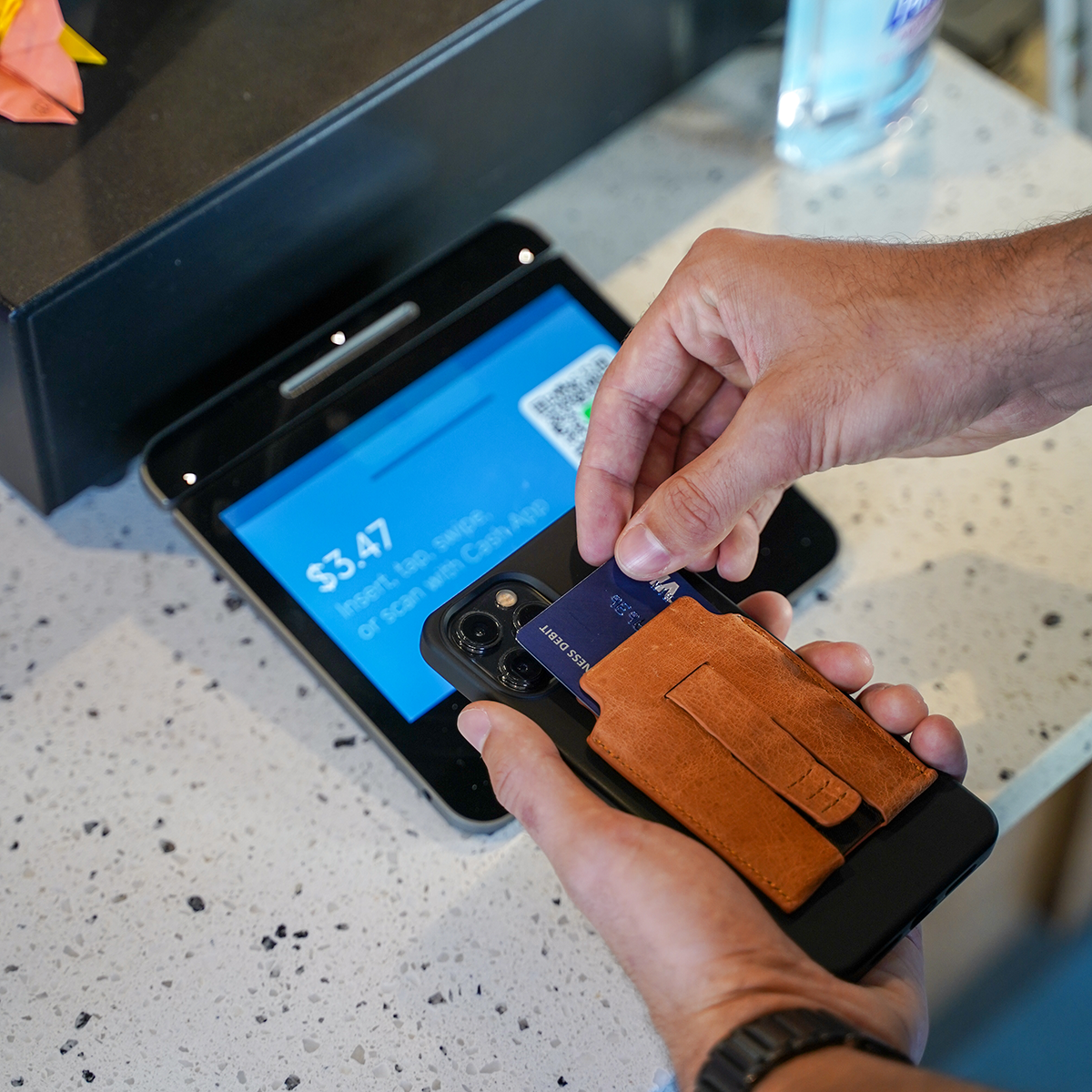 Magbak Wallet Stand | | Ultra-strong Magnetic + RFID Protection Premium Leather Wallet (iPhone 15 & below series)