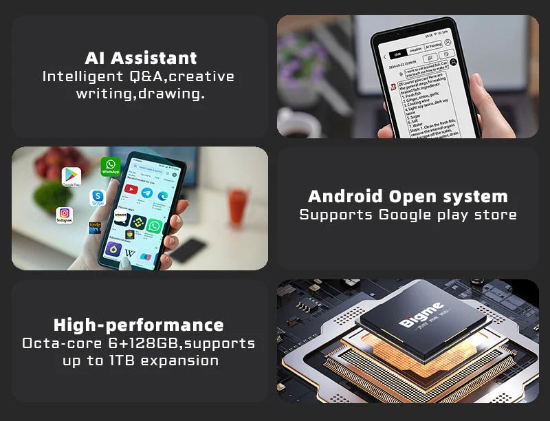 Bigme Hibreak Full-Color E-Ink Smartphone – International Version