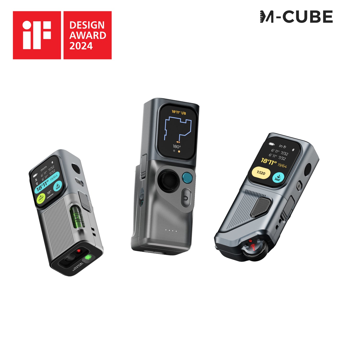 M-Cube | Modular Laser Measure that Evolve with Your Demand
