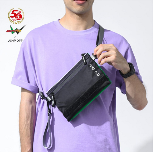 ** Exclusive Offer Now** Jump Off- 2-in-1 Flip Crossbody Bag – Kamen Rider W Collaboration (Ready Stock)