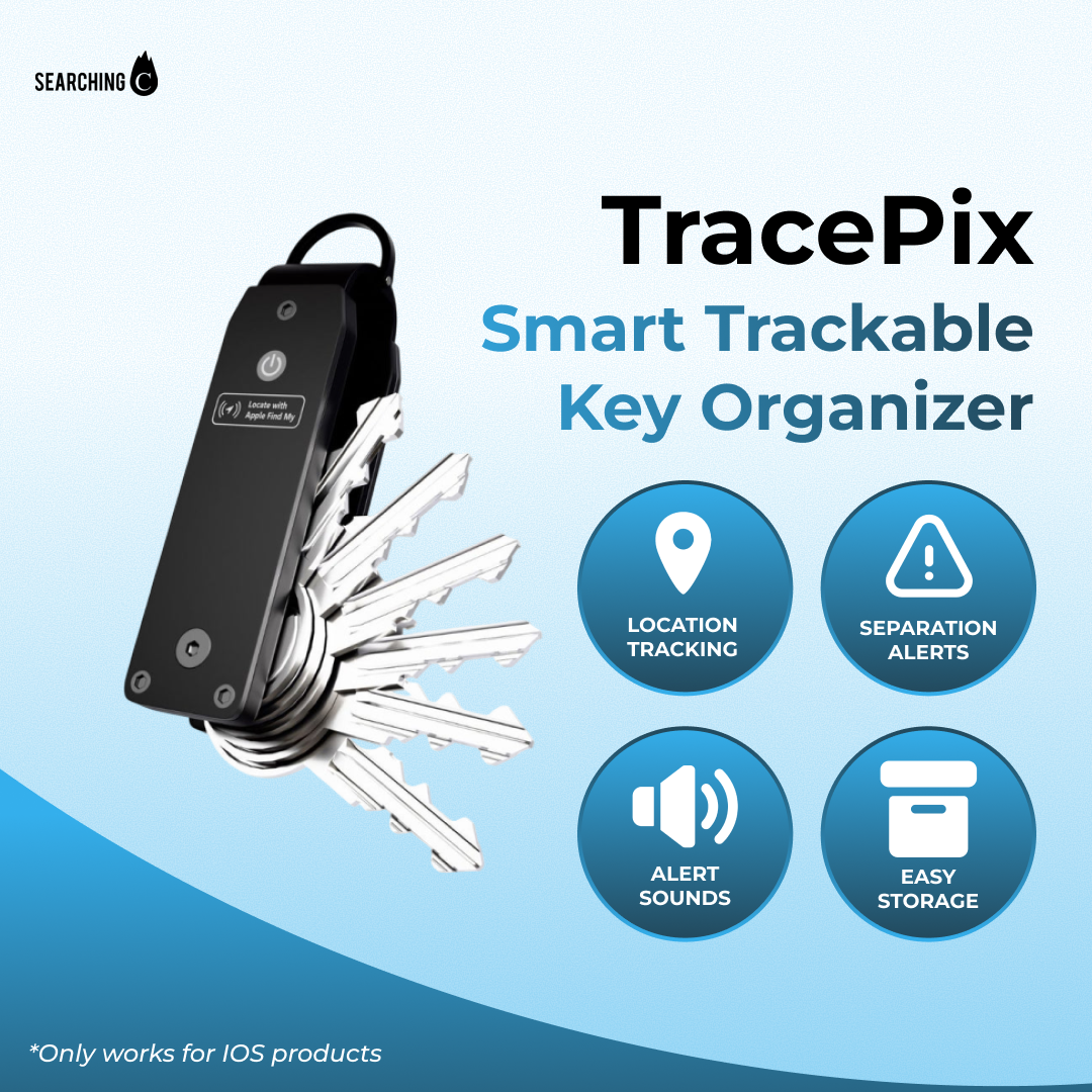 TracePix - Smart Trackable Key Organizer | IOS Compatible *Pre-Order Exclusive Discount*