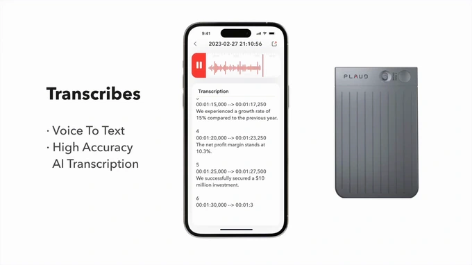 *EXCLUSIVE OFFER!* PLAUD NOTE: ChatGPT Empowered AI Voice Recorder