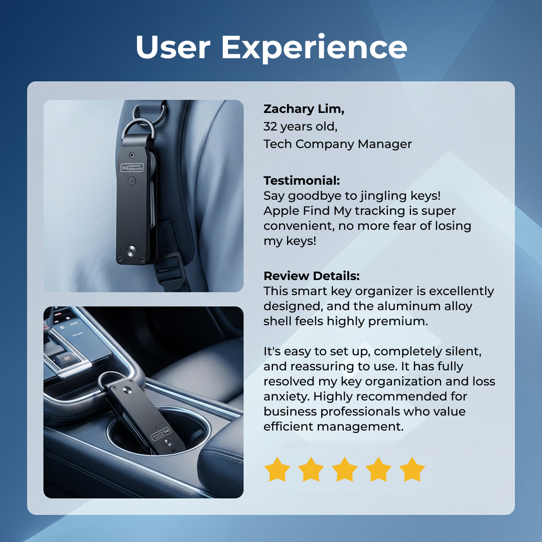 TracePix - Smart Trackable Key Organizer | IOS Compatible *Pre-Order Exclusive Discount*