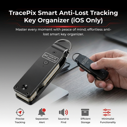 TracePix - Smart Trackable Key Organizer | IOS Compatible *Pre-Order Exclusive Discount*