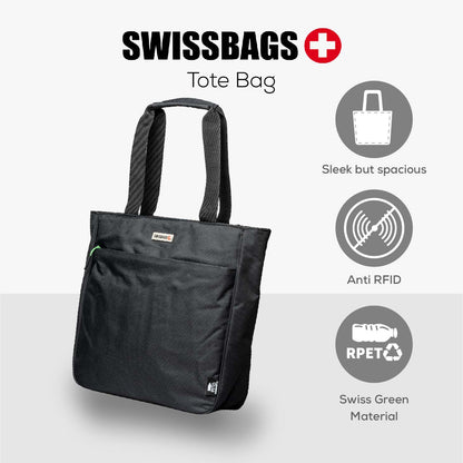 SWISSBAGS | Tote Shoulder Bag |  Super Lightweight Tote Bag Perfect for Everyday Use!