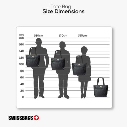 SWISSBAGS | Tote Shoulder Bag |  Super Lightweight Tote Bag Perfect for Everyday Use!