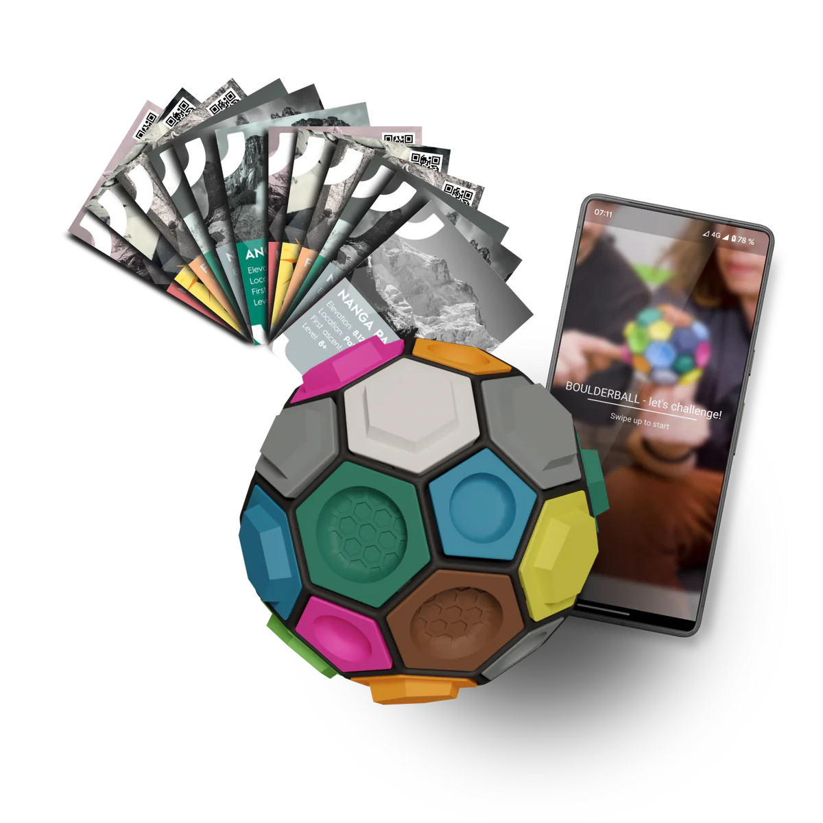 *ORDER NOW* Boulderball | Innovative Portable 3D Puzzle  for Creativity & Climbing Enthusiasts