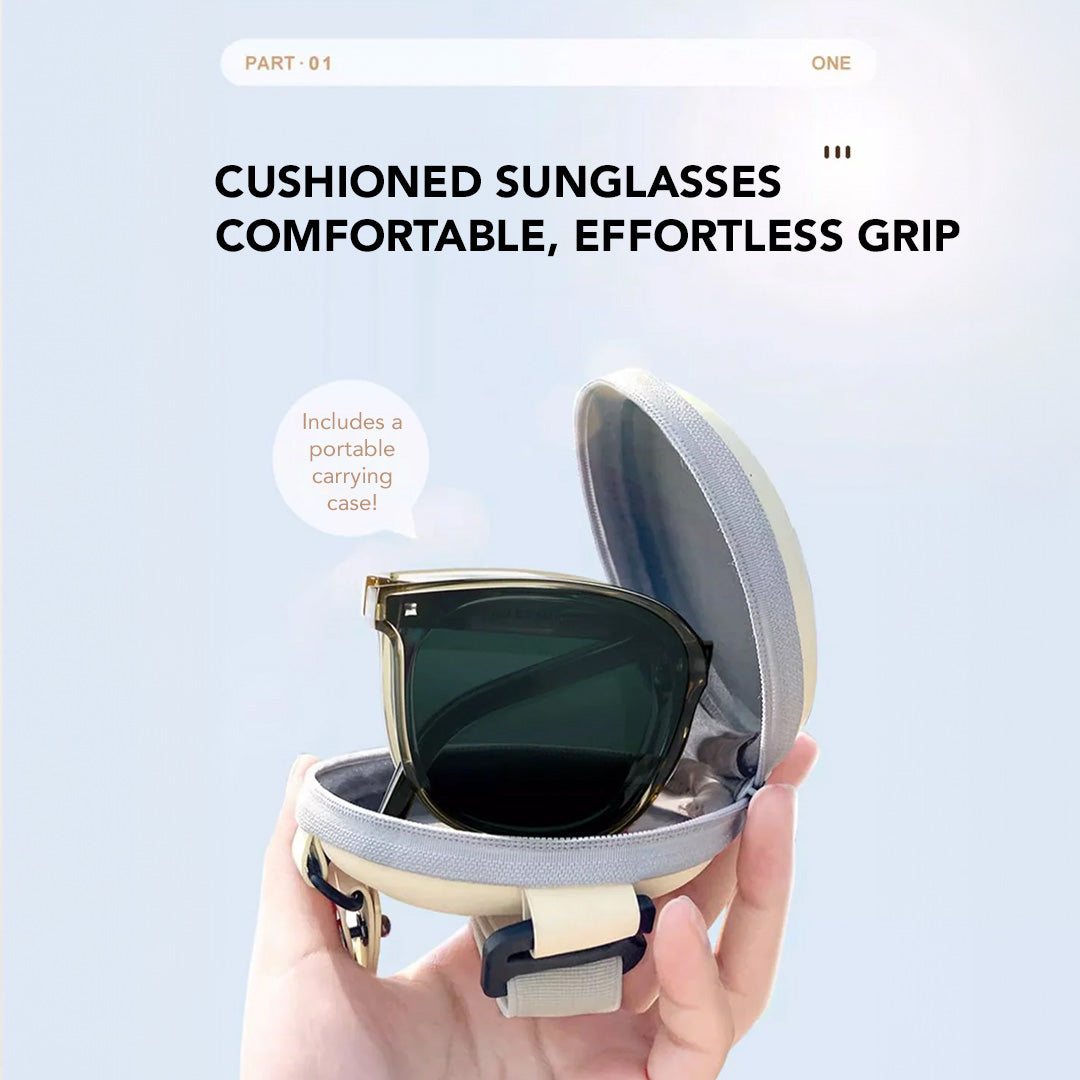*Donut Offer*  Foldable UV-protective sunglasses - Black