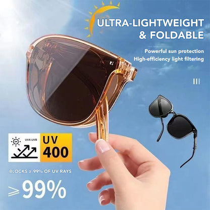 *Donut Offer*  Foldable UV-protective sunglasses - Black