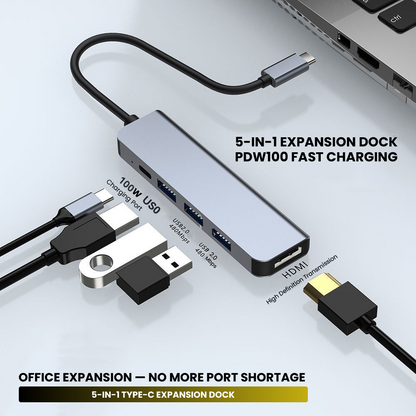 *Member Exclusive Offer* USB-C Multifunction 5-in-1 Hub | Type-C to HDMI + USB 3.0