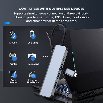 *Member Exclusive Offer* USB-C Multifunction 5-in-1 Hub | Type-C to HDMI + USB 3.0