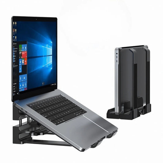 *Donut Offer* Laptop Vertical Office Stand – Black