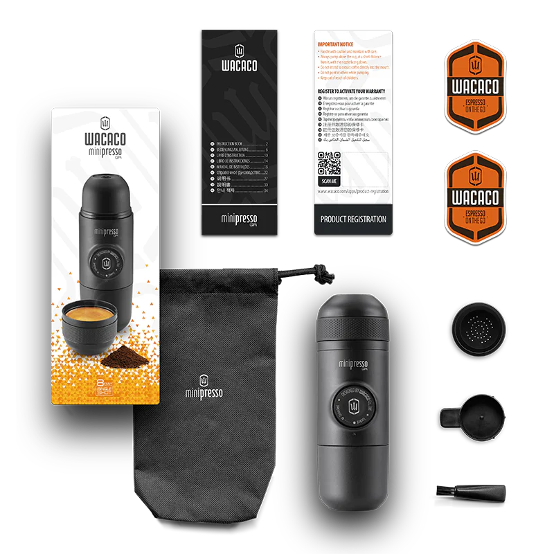 WACACO® Minipresso GR - Portable Espresso Machine (Ready Stock)