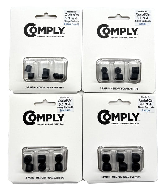 [Add-on] QuietOn 4 UltraFit - Memory Foam Eartips