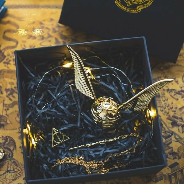 Harry Potter Gold Snitch Ring Box (Ready Stock)