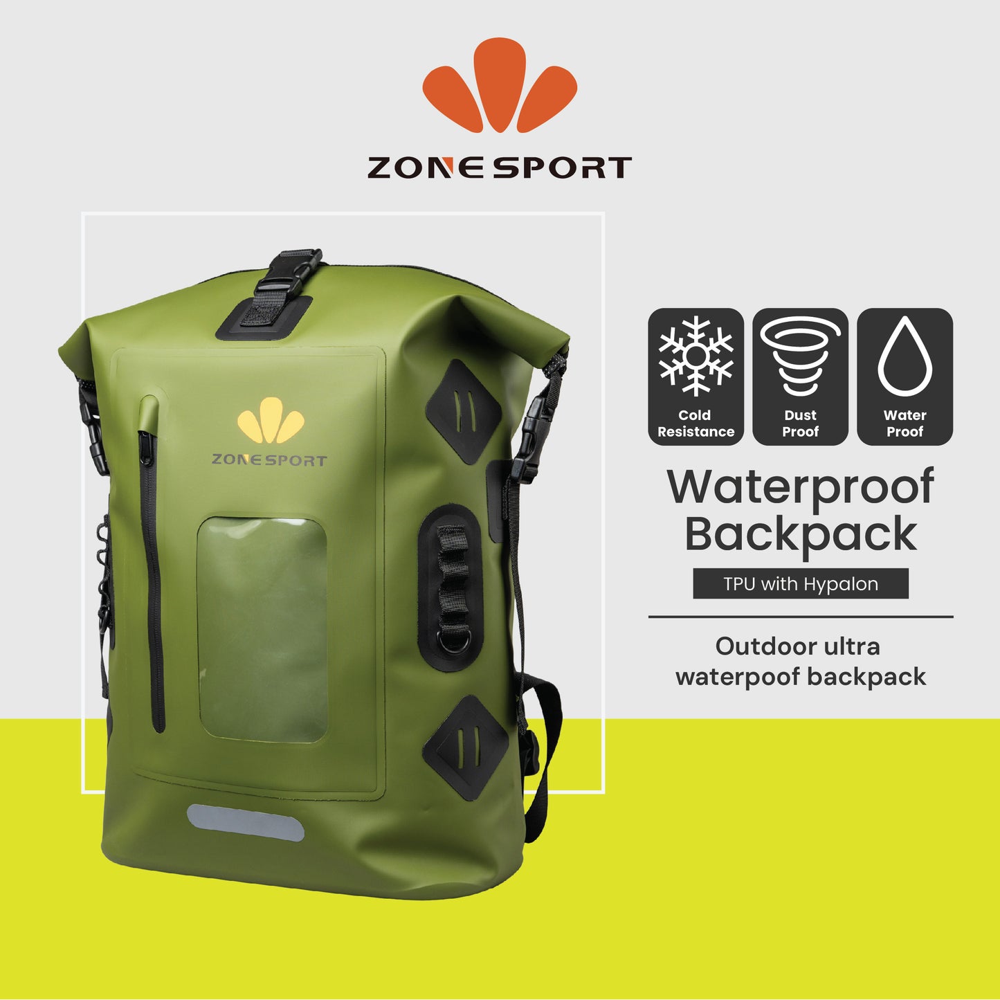 *NEW* Zone Sport | Outdoor Ultra Waterproof Backpack