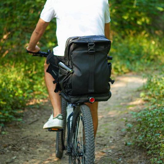 EasiCyco | The world’s only floating 35L functional cycling backpack – no rack required